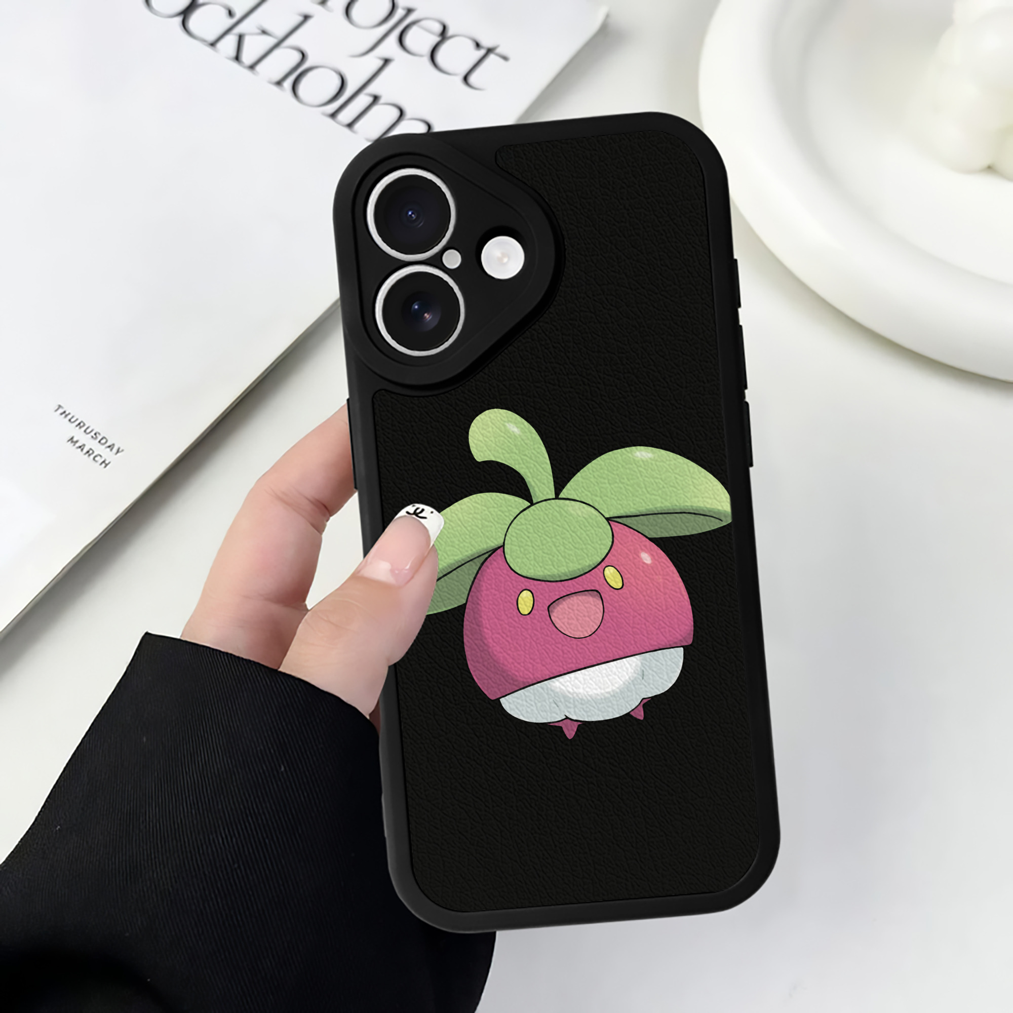 （画像用） ポケットモンスター Pokémon 【iPhone 16シリーズ対応】シリコンスマホケース（レザー調） 材質：シリコン